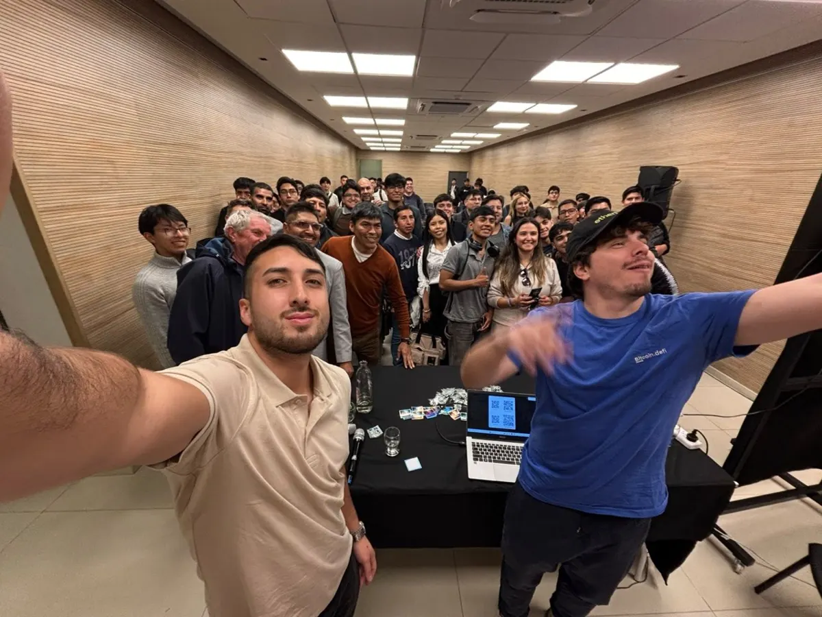 Selfie con todo el auditorio lleno